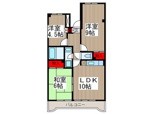 ビューラ千間台の物件間取画像